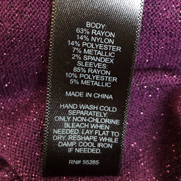 Express plum knit bodycon dress - Picture 7 of 7